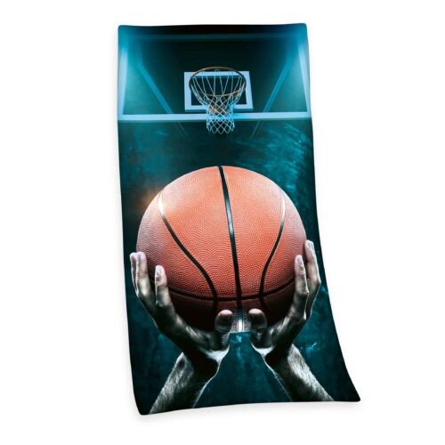 Produktbild Basketball Badetuch HERDING Young Collection 75x150 ganzes Badetuch
