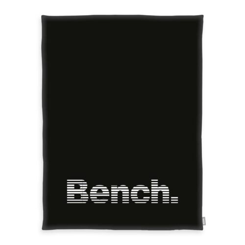 Produktbild Bench Kuscheldecke Modern Opposite Schwarz ganze Decke