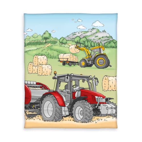 Produktbild Fleecedecke Traktor