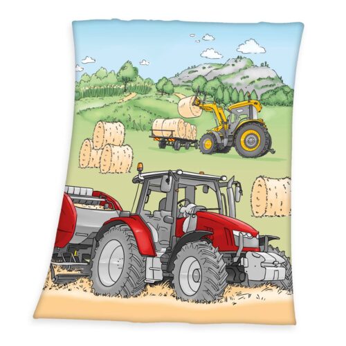Produktbild Fleecedecke Traktor Herding Young Collection 130x160