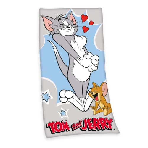 Produktbild Tom und Jerry Strandtuch ganzes Badetuch