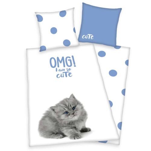 Produktbild Katzen Bettwäsche I am so cute