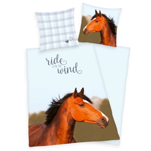 Produktbild Pferde Bettwäsche Ride with the wind