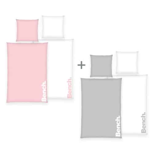 Produktbild Bench Bettwäsche rosa und grau