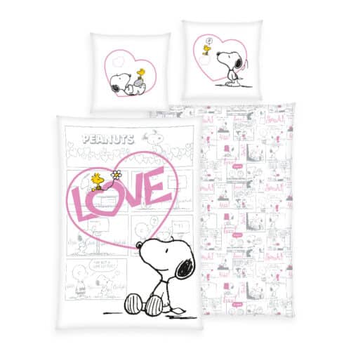 Produktbild Snoopy Bettwäsche Peanuts Love